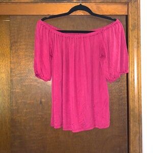 Loft off the shoulder top